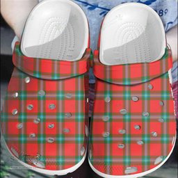 Scottish MacLaine of Loch Buie Clan Tartan Clogs - Classic Scottish Plaid Tartan Plaid - ScotsTee - scotstee.com