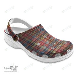 Scottish Drummond of Strathallan Clan Tartan Clogs - Classic Scottish Plaid Tartan Plaid - ScotsTee - scotstee.com