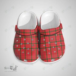 Scottish MacDonnell of Keppoch Modern Clan Tartan Clogs - Classic Scottish Plaid Tartan Plaid - ScotsTee - scotstee.com