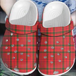 Scottish MacDonnell of Keppoch Modern Clan Tartan Clogs - Classic Scottish Plaid Tartan Plaid - ScotsTee - scotstee.com