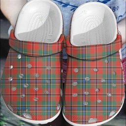 Scottish MacLean of Duart Ancient Clan Tartan Clogs - Classic Scottish Plaid Tartan Plaid - ScotsTee - scotstee.com
