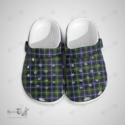 Scottish MacNeill of Barra Modern Clan Tartan Clogs - Classic Scottish Plaid Tartan Plaid - ScotsTee - scotstee.com