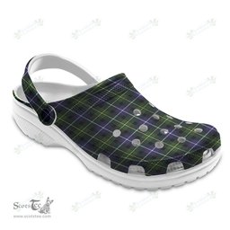 Scottish MacNeill of Barra Modern Clan Tartan Clogs - Classic Scottish Plaid Tartan Plaid - ScotsTee - scotstee.com