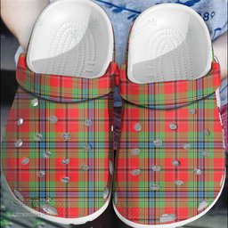 Scottish MacLean of Duart Modern Clan Tartan Clogs - Classic Scottish Plaid Tartan Plaid - ScotsTee - scotstee.com
