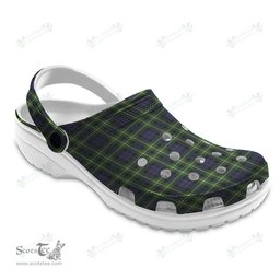 Scottish Campbell of Breadalbane Modern Clan Tartan Clogs - Classic Scottish Plaid Tartan Plaid - ScotsTee - scotstee.com