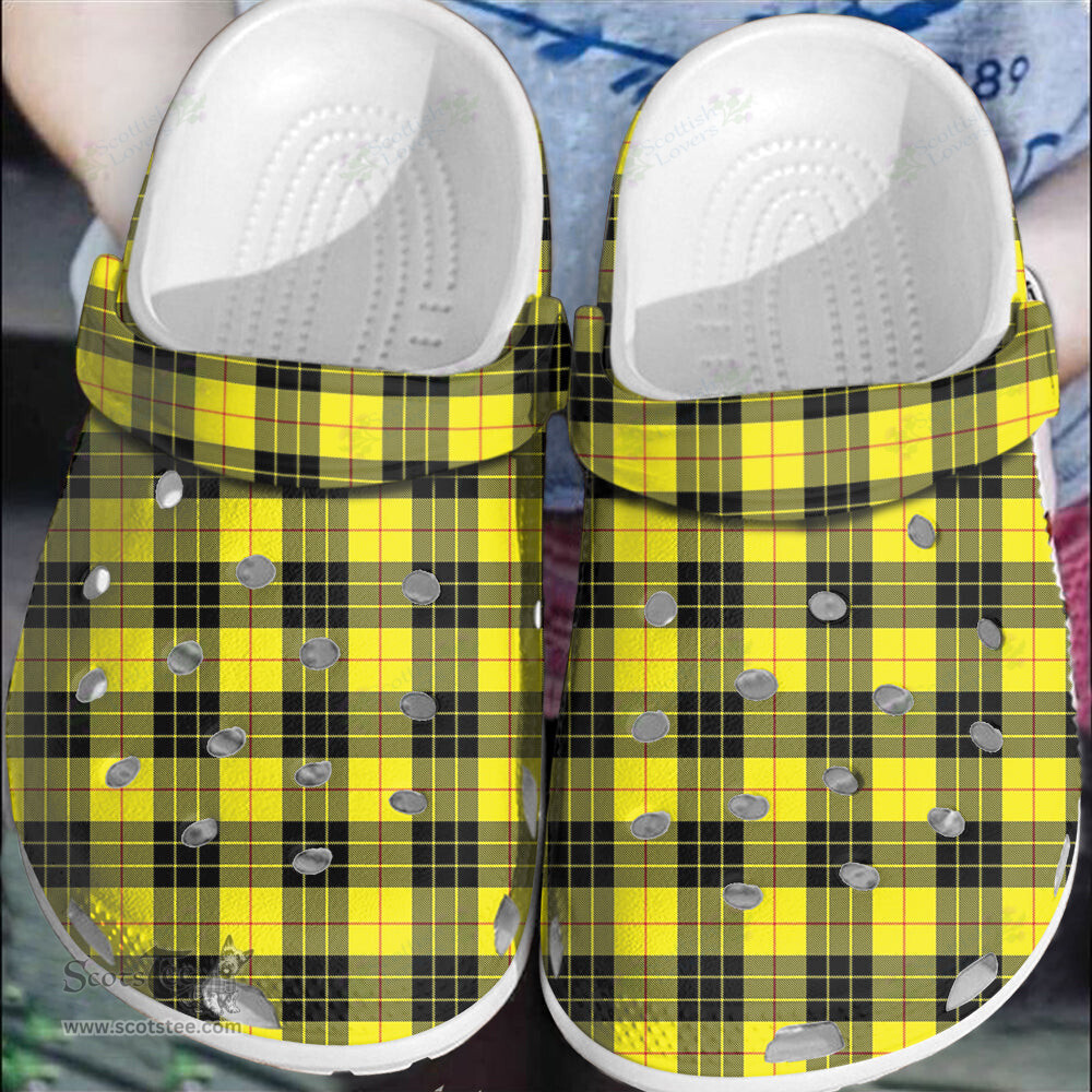 Scottish MacLeod of Lewis Modern Clan Tartan Clogs - Classic Scottish Plaid Tartan Plaid - ScotsTee - scotstee.com