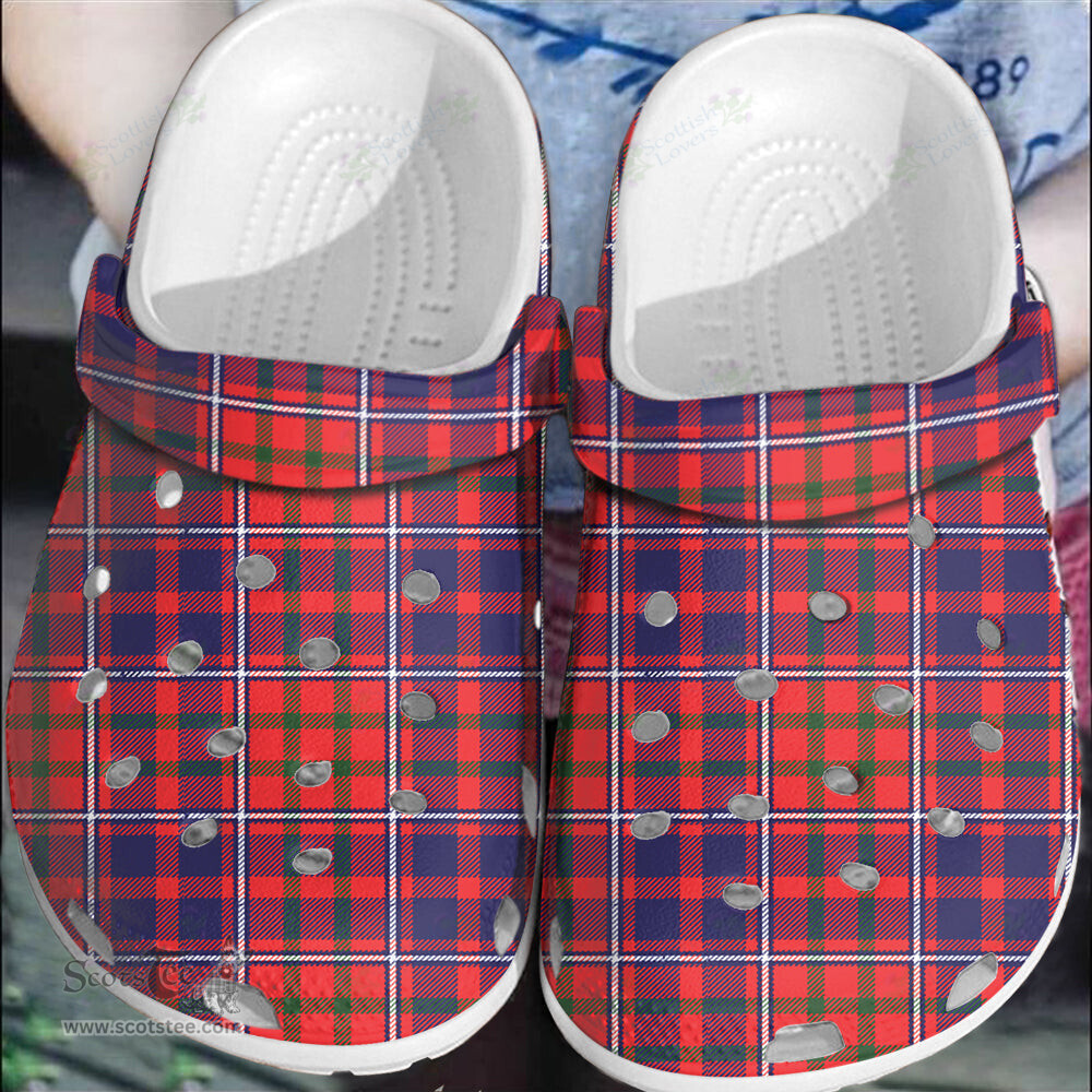 Scottish Cameron of Lochiel Modern Clan Tartan Clogs - Classic Scottish Plaid Tartan Plaid - ScotsTee - scotstee.com