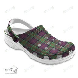 Scottish MacDonald of Clanranald Clan Tartan Clogs - Classic Scottish Plaid Tartan Plaid - ScotsTee - scotstee.com