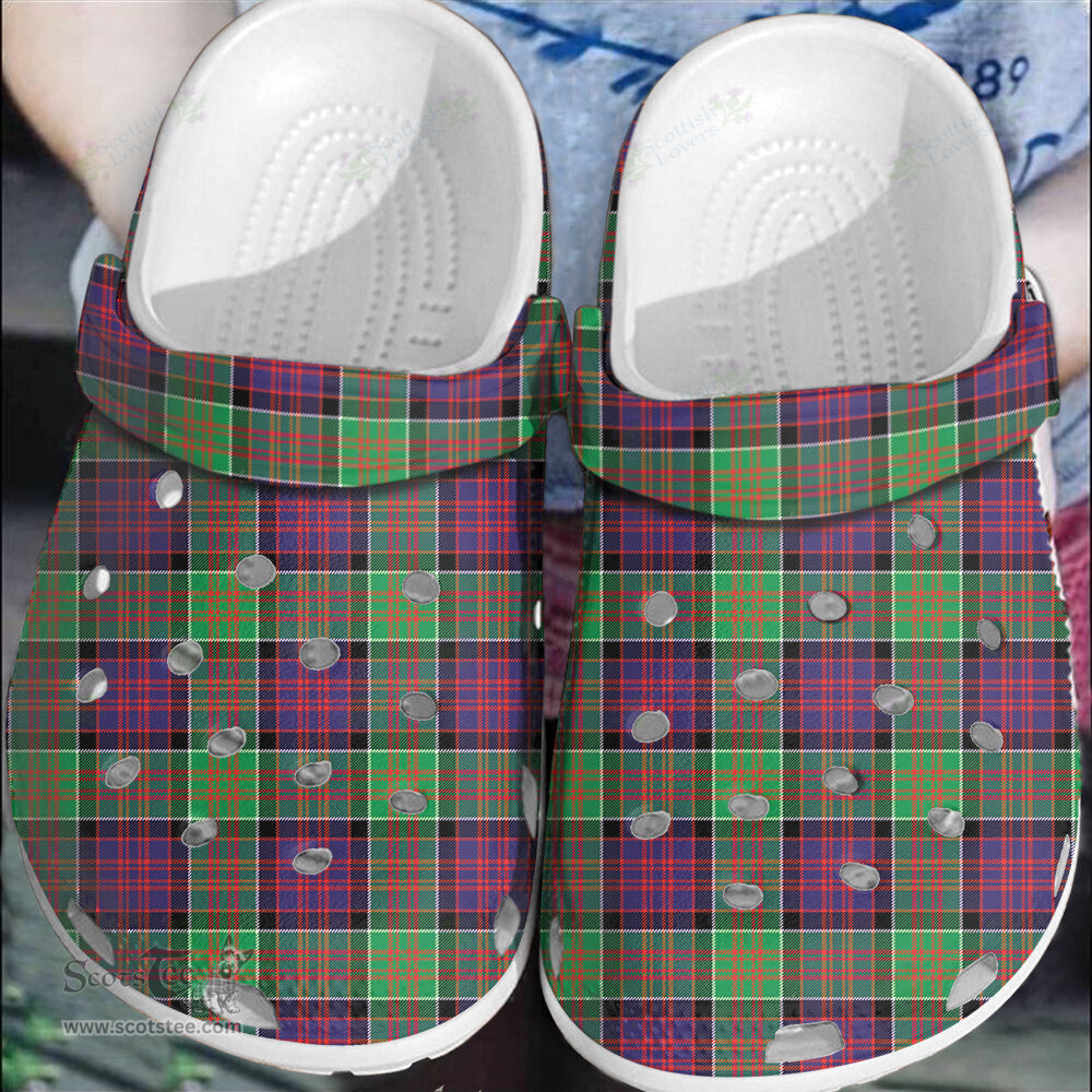 Scottish MacDonald of Clanranald Clan Tartan Clogs - Classic Scottish Plaid Tartan Plaid - ScotsTee - scotstee.com