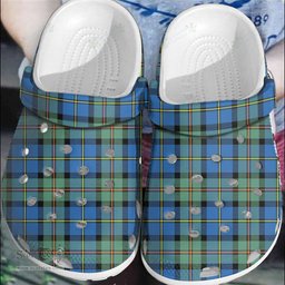 Scottish MacLeod of Harris Ancient Clan Tartan Clogs - Classic Scottish Plaid Tartan Plaid - ScotsTee - scotstee.com