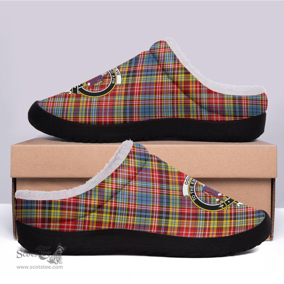 Looking for Scottish Ogilvie of Airlie Ancient Clan Tartan Fleece Slippers - Crest Classic? Check out our collection of Tartan T-shirts! Shop now at Scottishplaid.co!
