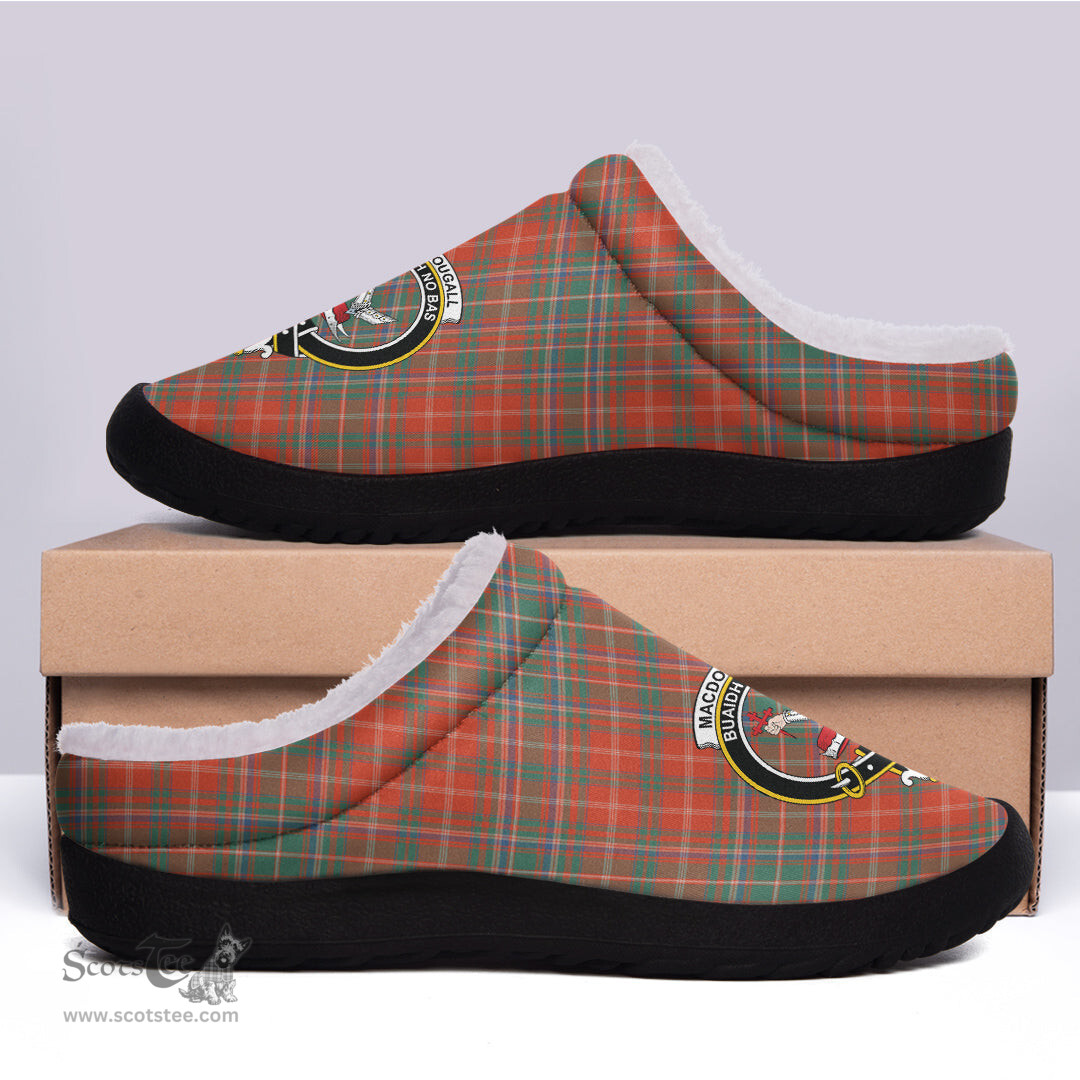 Looking for Scottish MacDougall Ancient Clan Tartan Fleece Slippers - Crest Classic? Check out our collection of Tartan T-shirts! Shop now at Scottishplaid.co!