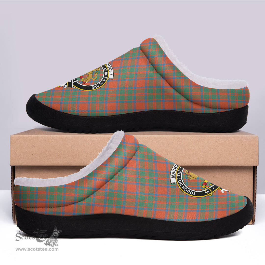 Looking for Scottish MacKintosh Ancient Clan Tartan Fleece Slippers - Crest Classic? Check out our collection of Tartan T-shirts! Shop now at Scottishplaid.co!