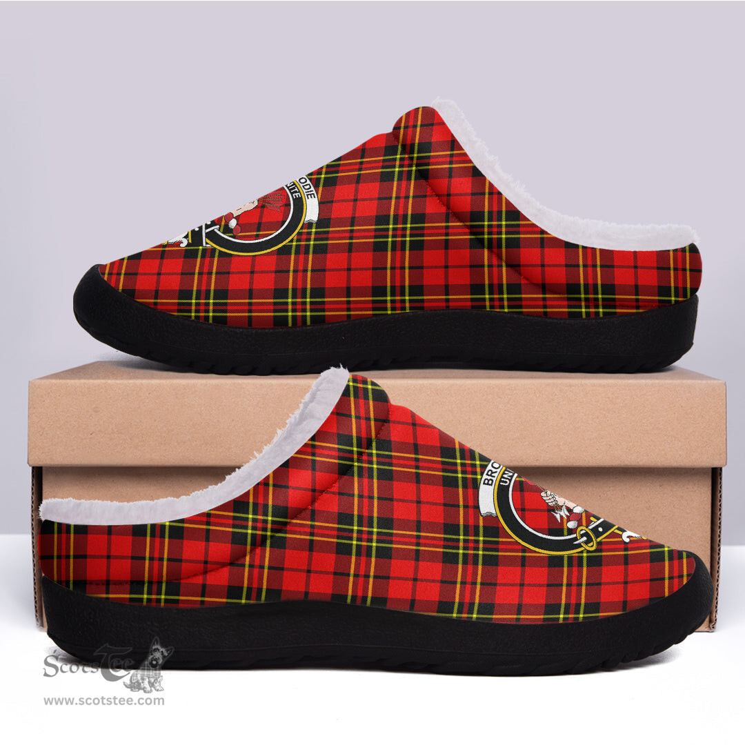 Looking for Scottish Brodie Modern Clan Tartan Fleece Slippers - Crest Classic? Check out our collection of Tartan T-shirts! Shop now at Scottishplaid.co!