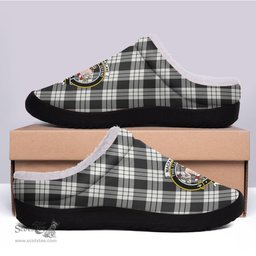 Looking for Scottish MacFarlane Black White Ancient Clan Tartan Fleece Slippers - Crest Classic? Check out our collection of Tartan T-shirts! Shop now at Scottishplaid.co!