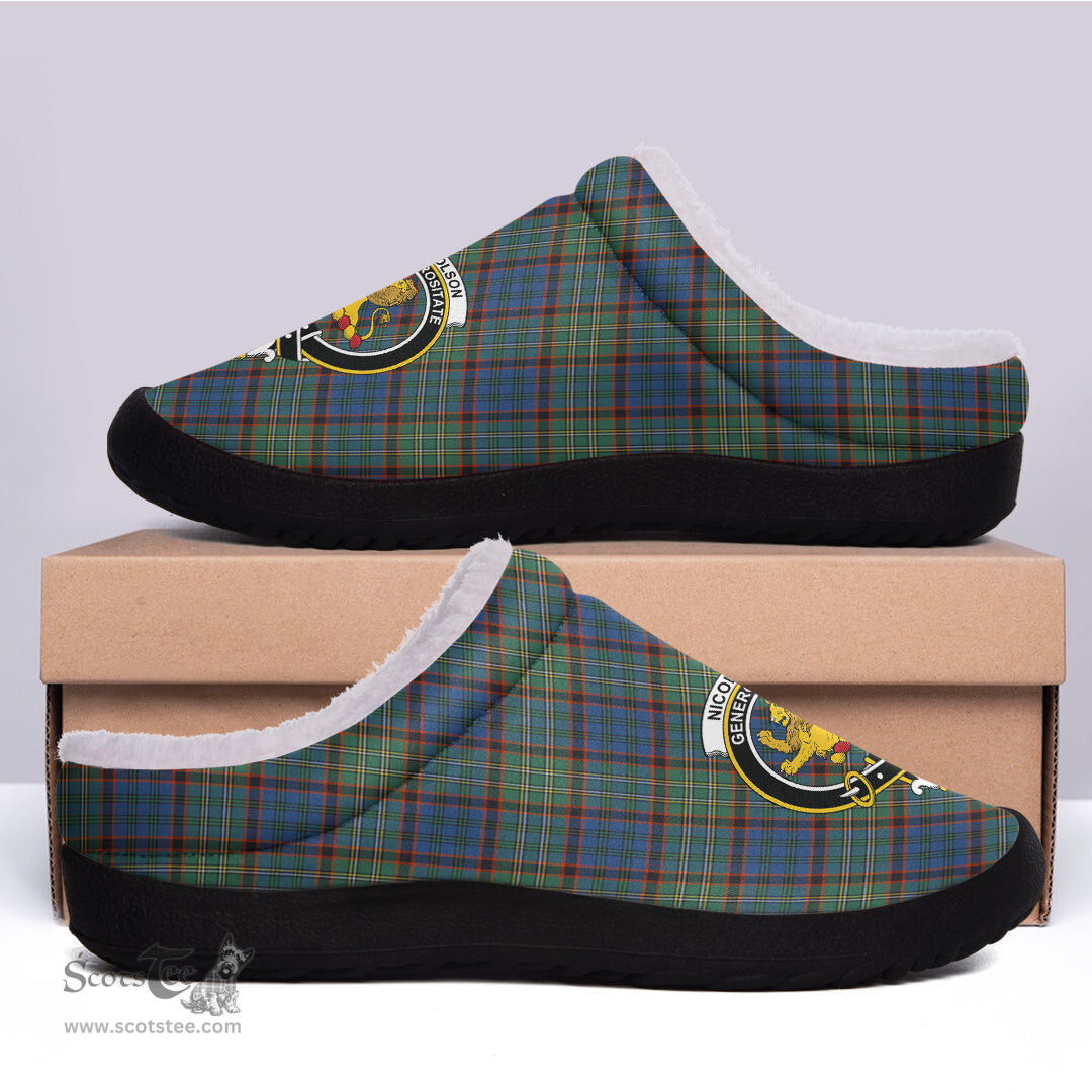 Looking for Scottish Nicolson Hunting Ancient Clan Tartan Fleece Slippers - Crest Classic? Check out our collection of Tartan T-shirts! Shop now at Scottishplaid.co!