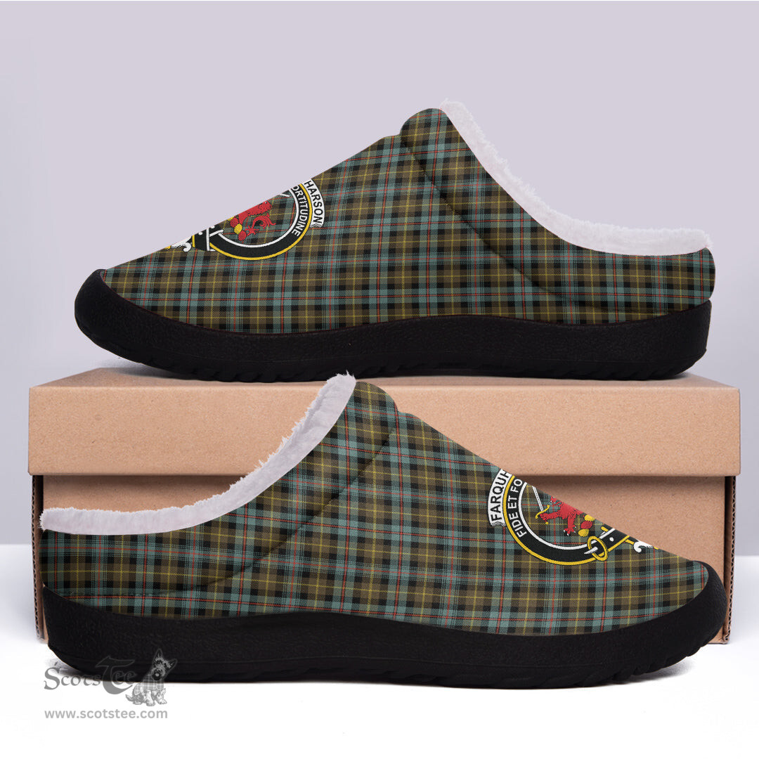 Looking for Scottish Farquharson Weathered Clan Tartan Fleece Slippers - Crest Classic? Check out our collection of Tartan T-shirts! Shop now at Scottishplaid.co!