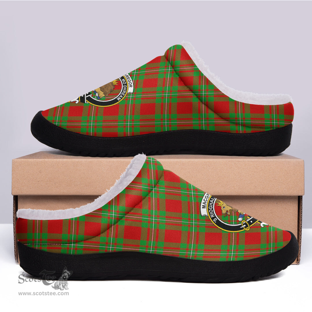 Looking for Scottish MacGregor Modern Clan Tartan Fleece Slippers - Crest Classic? Check out our collection of Tartan T-shirts! Shop now at Scottishplaid.co!