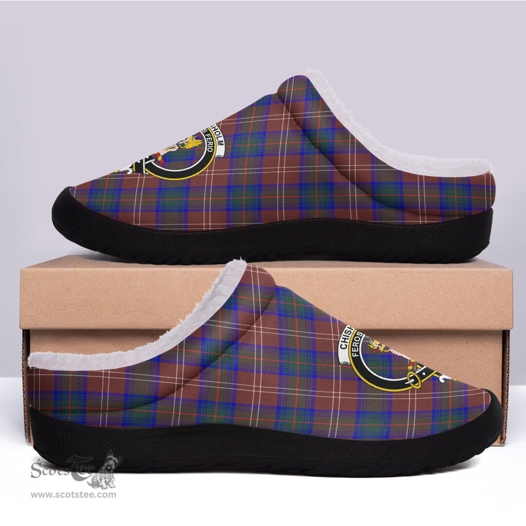 Looking for Scottish Chisholm Hunting Modern Clan Tartan Fleece Slippers - Crest Classic? Check out our collection of Tartan T-shirts! Shop now at Scottishplaid.co!