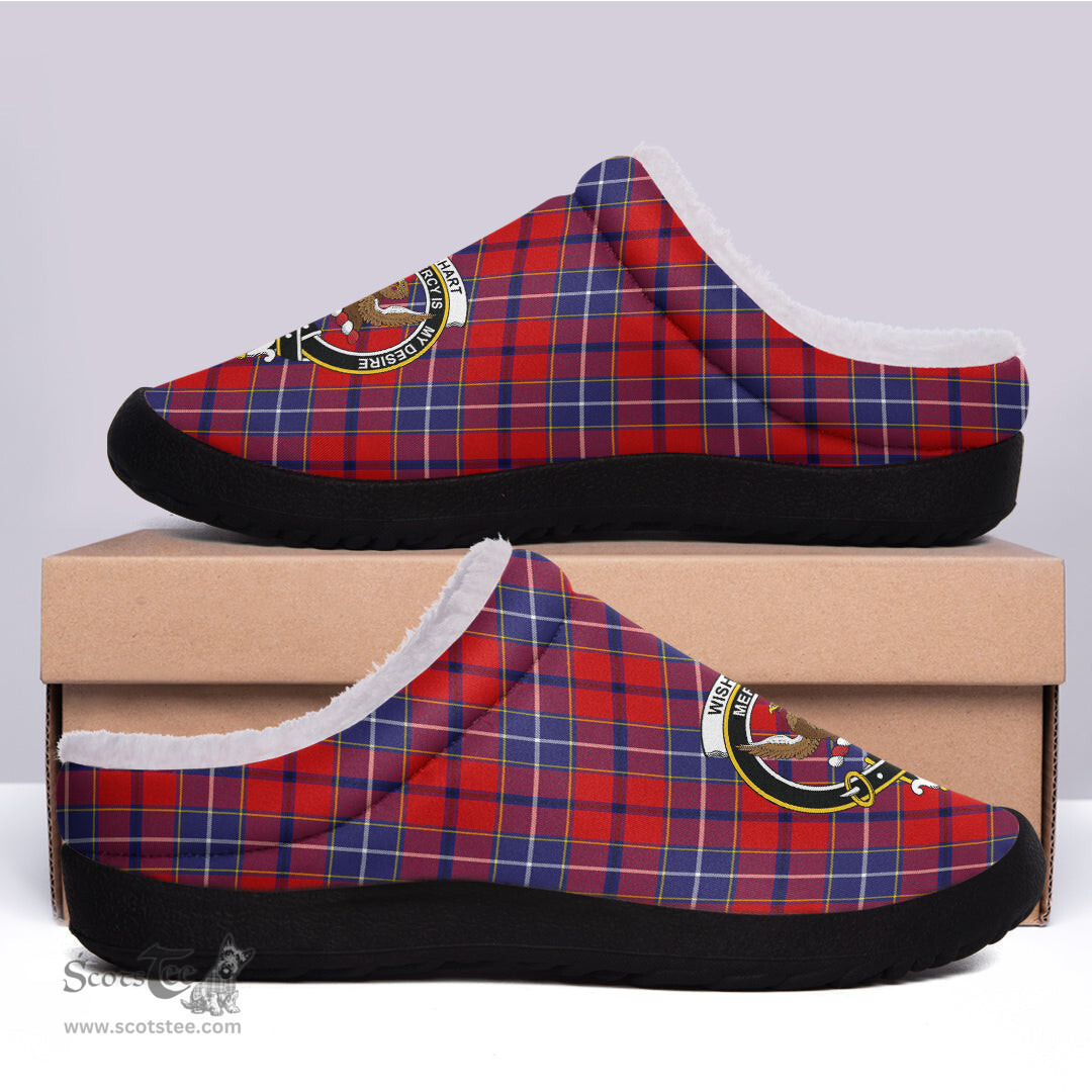 Looking for Scottish Wishart Dress Clan Tartan Fleece Slippers - Crest Classic? Check out our collection of Tartan T-shirts! Shop now at Scottishplaid.co!