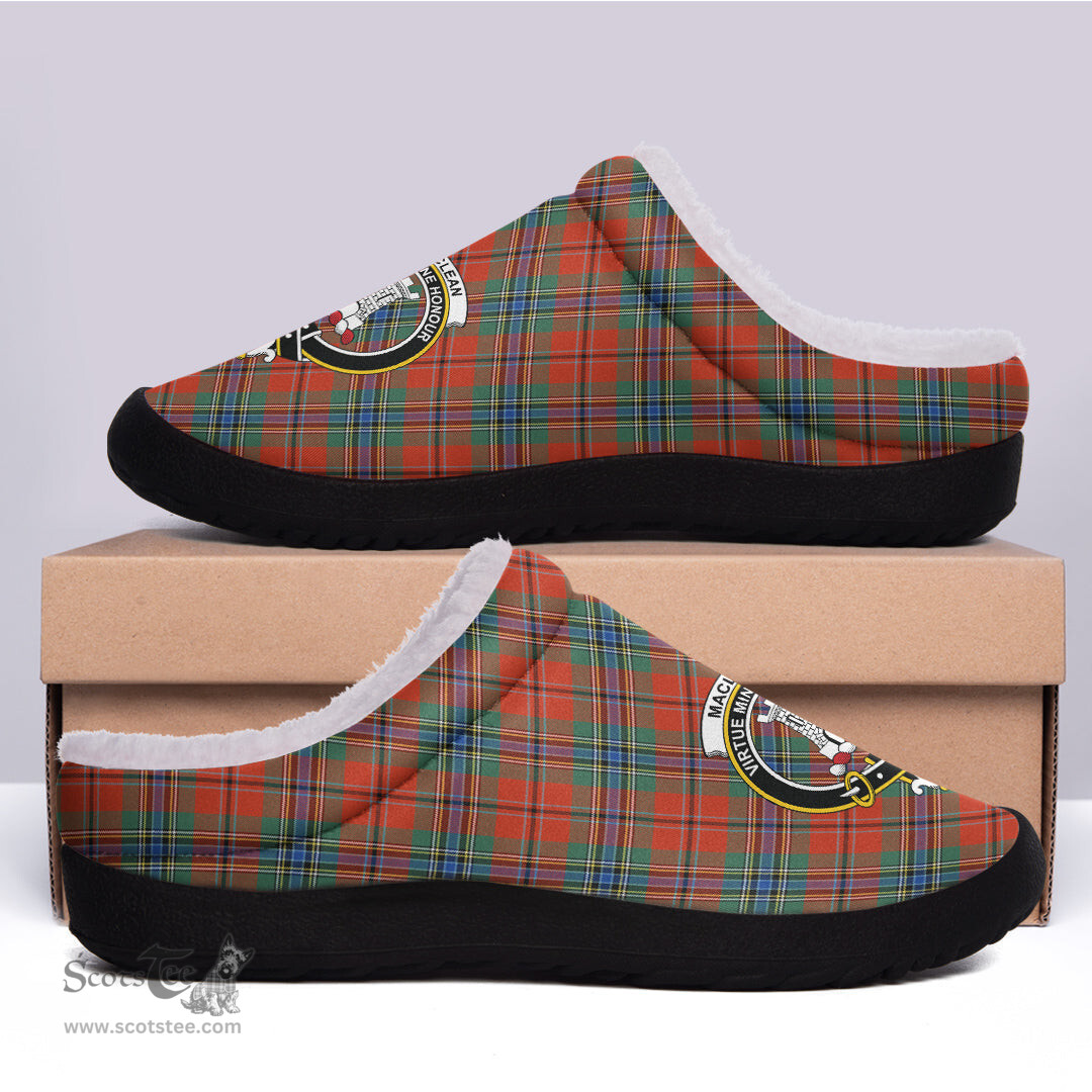 Looking for Scottish MacLean of Duart Ancient Clan Tartan Fleece Slippers - Crest Classic? Check out our collection of Tartan T-shirts! Shop now at Scottishplaid.co!
