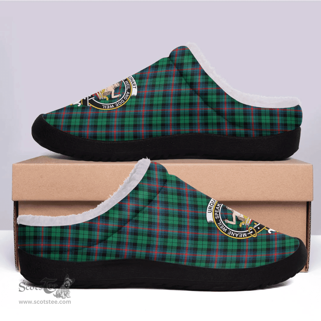 Looking for Scottish Urquhart Broad Red Ancient Clan Tartan Fleece Slippers - Crest Classic? Check out our collection of Tartan T-shirts! Shop now at Scottishplaid.co!