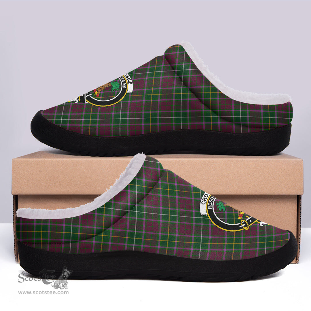 Looking for Scottish Crosbie Clan Tartan Fleece Slippers - Crest Classic? Check out our collection of Tartan T-shirts! Shop now at Scottishplaid.co!