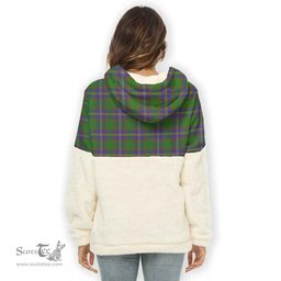 Scottish Strange (or Strang) Clan Tartan Flannel Hoodie Women - Crest Classic Scottish Plaid Tartan Plaid