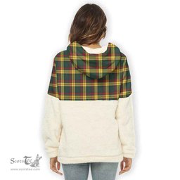 Scottish MacMillan Old Modern Clan Tartan Flannel Hoodie Women - Classic Scottish Plaid Tartan Plaid