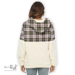 Scottish MacPherson Dress Ancient Clan Tartan Flannel Hoodie Women - Classic Scottish Plaid Tartan Plaid
