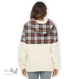 Scottish MacDuff Dress Modern Clan Tartan Flannel Hoodie Women - Classic Scottish Plaid Tartan Plaid