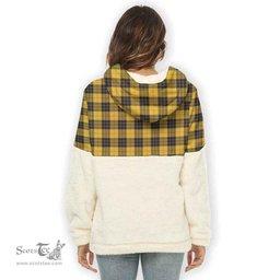 Scottish MacLeod of Lewis Ancient Clan Tartan Flannel Hoodie Women - Classic Scottish Plaid Tartan Plaid