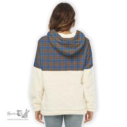 Scottish MacBeth Ancient Clan Tartan Flannel Hoodie Women - Classic Scottish Plaid Tartan Plaid