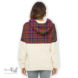 Scottish MacIntyre Clan Tartan Flannel Hoodie Women - Crest Classic Scottish Plaid Tartan Plaid