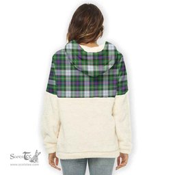 Scottish MacKenzie Dress Modern Clan Tartan Flannel Hoodie Women - Classic Scottish Plaid Tartan Plaid