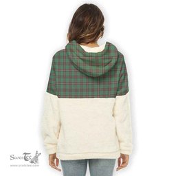 Scottish MacKinnon Hunting Ancient Clan Tartan Flannel Hoodie Women - Classic Scottish Plaid Tartan Plaid