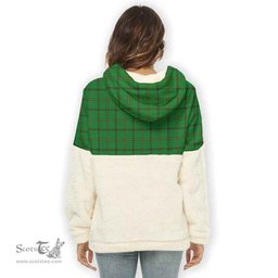Scottish Don (Tribe-of-Mar) Clan Tartan Flannel Hoodie Women - Classic Scottish Plaid Tartan Plaid