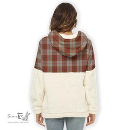 Scottish Davidson Dress Dancers Clan Tartan Flannel Hoodie Women - Classic Scottish Plaid Tartan Plaid