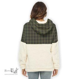 Scottish Davidson Tulloch Dress Clan Tartan Flannel Hoodie Women - Classic Scottish Plaid Tartan Plaid