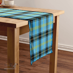 Scottish Bell of the Borders Modern Clan Tartan Table Runner Clan Tartan Table Runner - Crest Classic Scottish Plaid Tartan Plaid