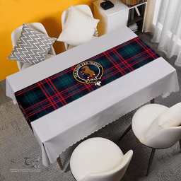 Scottish Alexander Hunting Modern Clan Tartan Table Runner Clan Tartan Table Runner - Crest Classic Scottish Plaid Tartan Plaid