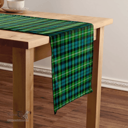 Scottish Baillie of Polkemmet Ancient Clan Tartan Table Runner Clan Tartan Table Runner - Crest Classic Scottish Plaid Tartan Plaid