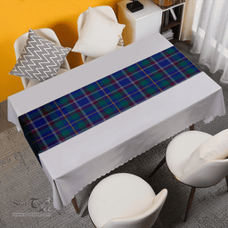 Scottish Belfrage (Belfarge) Modern Clan Tartan Table Runner Clan Tartan Table Runner - Crest Classic Scottish Plaid Tartan Plaid