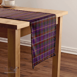 Scottish Belfrage (Belfarge) Weathered Clan Tartan Table Runner Clan Tartan Table Runner - Crest Classic Scottish Plaid Tartan Plaid