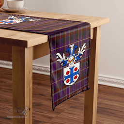 Scottish Belfrage (Belfarge) Weathered Clan Tartan Table Runner Clan Tartan Table Runner - Crest Classic Scottish Plaid Tartan Plaid