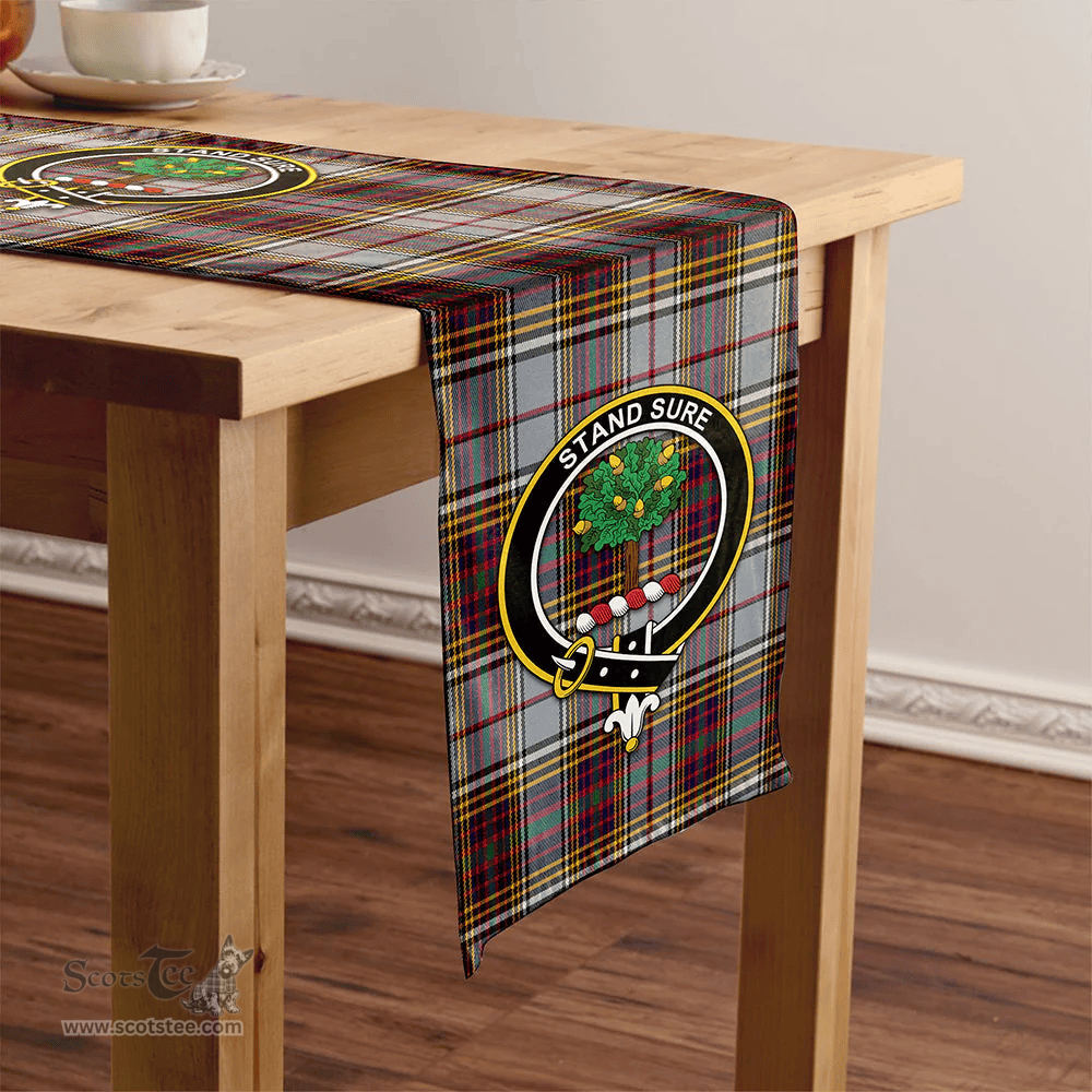 Scottish Anderson Ross Modern Clan Tartan Table Runner Clan Tartan Table Runner - Crest Classic Scottish Plaid Tartan Plaid