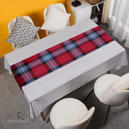 Scottish Baillie of Polkemmet Red Clan Tartan Table Runner Clan Tartan Table Runner - Crest Classic Scottish Plaid Tartan Plaid