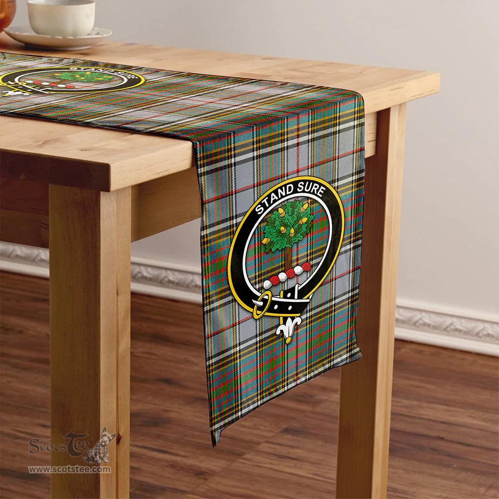 Scottish Anderson Ross Ancient Clan Tartan Table Runner Clan Tartan Table Runner - Crest Classic Scottish Plaid Tartan Plaid