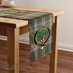 Scottish Anderson Ross Ancient Clan Tartan Table Runner Clan Tartan Table Runner - Crest Classic Scottish Plaid Tartan Plaid