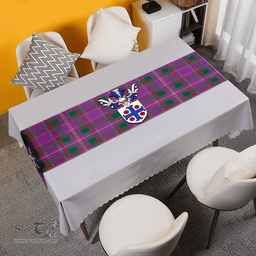Scottish Belfrage (Belfarge) Ancient Clan Tartan Table Runner Clan Tartan Table Runner - Crest Classic Scottish Plaid Tartan Plaid